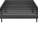 ALDRICH Metal Twin Bed Frame - 16 Inch Tall Black Basic Steel Slats Platform, Easy Assembly Heavy Duty Noise Free Bedframes, No Box Spring Needed