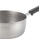Yoshikawa SJ3413 Yukihira Pot, 7.9 inches (20 cm), Made in Japan, Induction Compatible, Ajiichi Stainless Steel Yukihira Pot