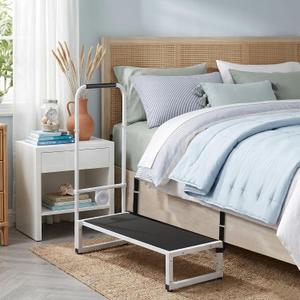 Bed Step Stool for Adults, Non-Slip Bed Step Stool Elderly Seniors