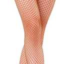 Fishnet Stockings Thigh High Wide Fishnet Tights For Women