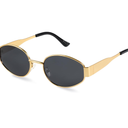 livho 2025 Trendy Oval Sunglasses - Stylish Polarized Shades for Everyday - Retro Metal Frames