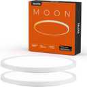 TALOYA 2 Pack of White 10 Inch Ceiling Mount LED Light Fixture, 5-in-1 CCT Selectable, 2000lw 20W Super Bright Round Ultra Slim Surface Mounted Lamp for Basement Foyer Hallway Kitchen