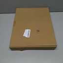 12 Inch Olive Norfolk Pine Christmas Wreath with Wooden Bead Bell Christmas Kitchen Cabinet Wreath for Front Door Farmhouse Rustic Xmas Artificial Door(Red,Rustic)