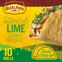 Old El Paso Stand 'N Stuff Taco Shells With a Hint Of Lime, 10-count (Pack of 6)