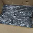 Fengone College Dorm Bed Risers 3.15" Diameter Carbon Steel Metal Bed Riser Square Tall Bed Riser for Wooden Bed Frame Table Adjustable Height 3.2" or 5.1", Supports up to 10,000 lbs