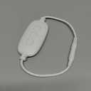 PAUTIX RF Remote Dimmer for Single Color LED Strip Lights 14-Key WiFi, Whtie, HH-1201K3E (One Port)