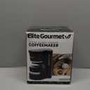 Elite Gourmet EHC-5055 Automatic 5-Cup Brew & Drip Coffee Maker with Pause N Serve Reusable Filter, On/Off Switch, Water Level Indicator