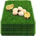 8 Pack Chicken Nesting Box Pads - Washable Artificial Grass Nesting Pads - Chicken Nesting Pads for Chicken Coop and Pet Garden Lawn Indoor Outdoor 12"12"1"