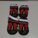 QUMY Dog Shoes for Large Dogs, Medium Dog Boots & Paw Protectors for Winter Snowy Day, Summer Hot Pavement, Water-Resistant in Rainy Weather, Outdoor Walking, Indoor Hardfloors Skid-Resistant Sole (Size 2: 1.9''x2.4''(W*L) (Pack of 4))