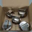 AEZ73453509 Gas Stove Knobs Replacements, 5 Pack Oven Knobs Compatible with LG LDG3016ST LRG3060ST LDG3011ST LRG3091ST Gas Range Knobs etc, Replaces AEZ72909008 AEZ73453503