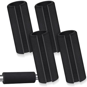 Frienda 4 Pcs Handle Grips 4.25 Inch NBR Rubber Foam Grip Wrap Soft Buffer Tube Cover Pad Handle Covers for Fitness Home Garden Bicycle Exercise Equipment Handlebar Replacement