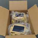 2-Pack Solar Powered Rock Speakers Outdoor Water-Resistant IP44 with Lights 7 Colors, TWS Pair Function for Patio Outside Deck Pool Garden BBQ, 2PCS E