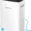 Arecovas 52 Pints Dehumidifier for Basement, 2025 Energy Star, 3500 Sq.Ft | Dehumidifiers for Bedroom, Bathroom, Large Room, Home with Drain Hose, Humidity Control, 24H-Timer, Auto Defrost