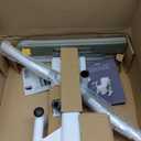 KMINA - Toilet Safety Rails for Seniors (330 lbs), Frame with Arms, Adjustable Height and Width, Grab Bars