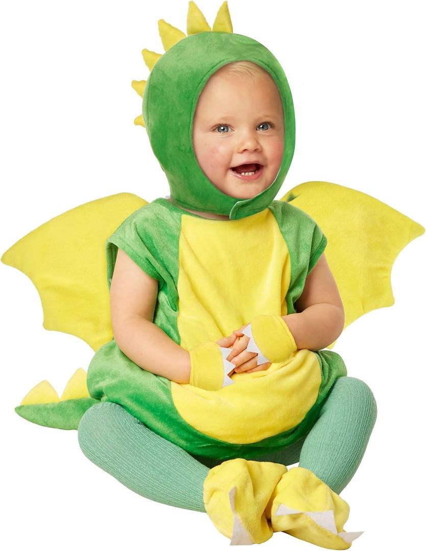 Morph Toddler Dragon Costume | Baby Dragon Outfit for Boys and Girls | Infant Dragon Dress-Up for Kids (6-12 Months)