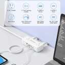 US to Japan Adapter, 2 Prong Extension Cord 3 FT with Flat Plug, 15A | Type A Travel Adaptor for USA to Japanese Tokyo Canada Mexico Philippines Peru China Colombia