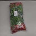 Kingsboomy Artificial Flowers for Outdoors, Faux Plants Flowers, 12 Bundles Silk Colorful Fake Flowers Eucalyptus Realistic UV Resistant for Outside Home Planter Porch Patio Yard Decor (12, Red)