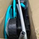Garden Hose Reel for Outside,Hold Up to 100 ft of 5/8 Hose,Portable Hose Reel Cart with Adjustable Armrests and 2 Wheels,Durable Water Hose Holder for Garden, Yard, Lawn