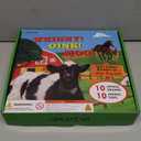 iGRATENS Farm Animals Figures Toys with Sound Books, 10PCS Farm Animals for Toddlers & Animal Sound Books with 10 Buttons, Plastic Animals, Farm Toys for Toddlers 3-5, Animal Lover Gifts for Kids