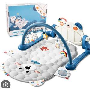 Lauon Baby Play Mat Bear Style 500,000 Tolerance Kick and Double Side Play Piano Upgraded Thicken Activity Mat Develop Neck Strength Baby Play Gym Keep Baby Occupied Gyms & Playmats Tummy Time Toys