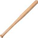Baseball Wood Bat, 25 Inch Durable and Sturdy Lightweight, Glossy Finish with Cupped for Baseball Training Games or Casual Play