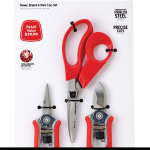 Flower, Branch & Stem 3-Pc. Set | Corona Clipper Inc.