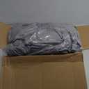 Bedsure Queen Comforter Set Grey - Bed in a Bag Queen Size Bedding 7 Pieces, GentleSoft Pintuck Bed Set Gift for Family, Pinch Pleat All Season Comforter with Sheets, Pillowcases & Shams