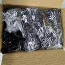Aluminum Foil Balloon Weights for Parties (6 pcs) - 0.31lb (140g) Each - Premium Balloon Anchors for Birthday, Wedding, Dinner, Indoor & Outdoor Decorations(Black 6pcs)