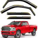 Window Visors Rain Guards for 2019-2027 Dodge RAM 2500 & 3500 Crew Cab