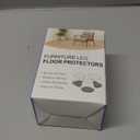 24 Pcs Chair Leg Floor Protectors for Hardwood Floors Silicone Covers Felt Pads Furniture Leg Caps Anti-Scratch Reduce Noise Fit (15/16" to 1-5/16")