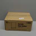 EHWINE 16 Pack Acrylic Sign Holder 8.5 x 11, Double Sided Gold Picture Frame Stand up Table Top Sign Holders, Clear Display Stand Menu Flyer Holder for Wedding Party (Provide Non-slip Mats)