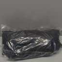 YGREYG Mens Cargo Shorts Long Capri Below The Knee Shorts 3/4 Relaxed Fit Long Shorts with Pockets (Black), Size: 36