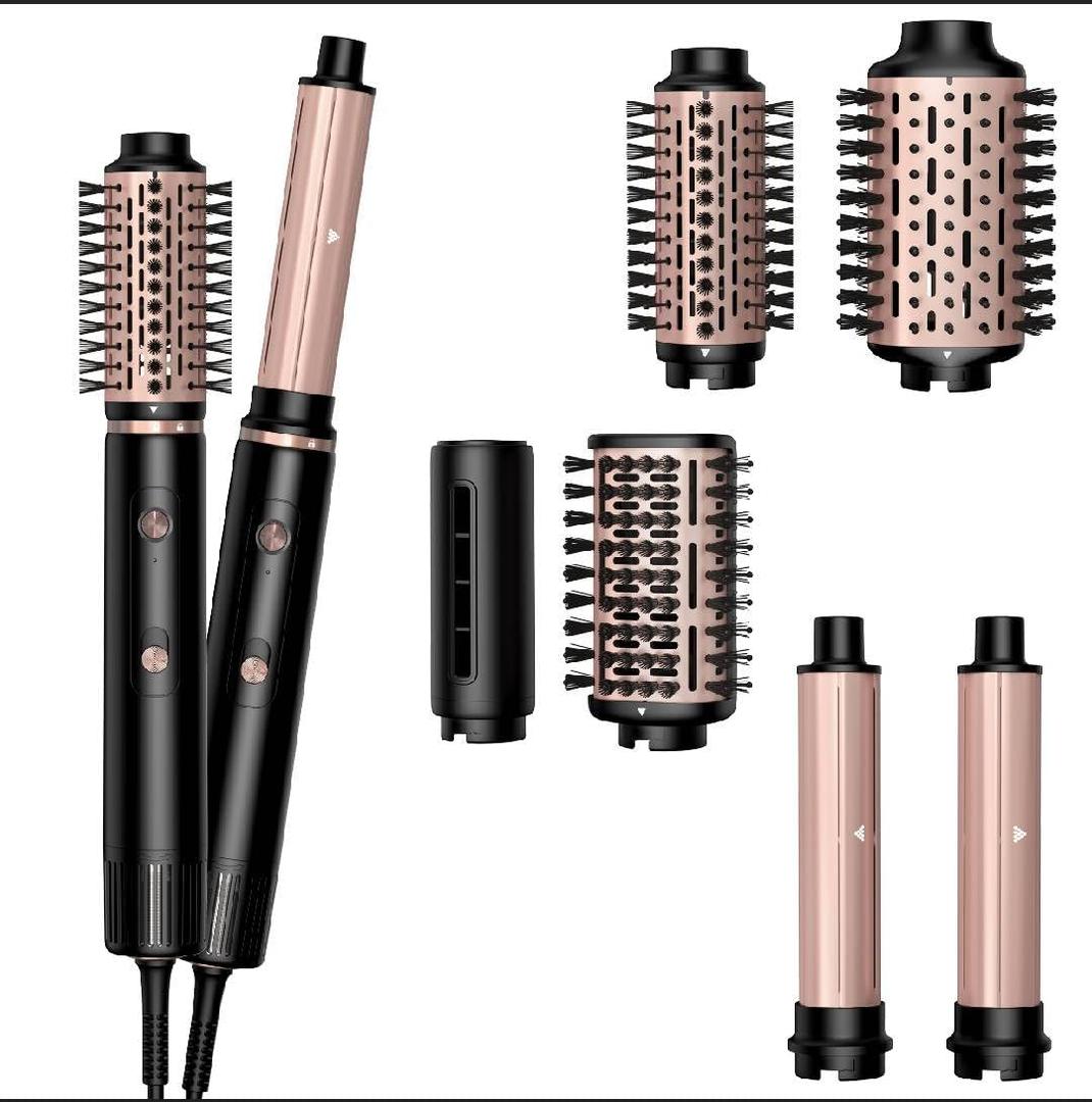 NICEBAY Hair Dryer Brush, Hot Air Brush with 110000RPM Brushless Motor, Blow Dryer 1300W, Plastic