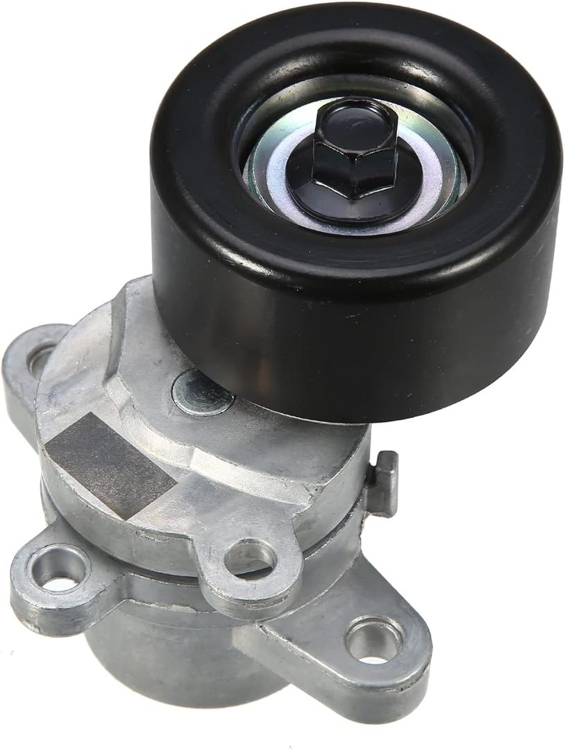 X AUTOHAUX Drive Belt Tensioner Assembly Belt Tensioner for Nissan Maxima 2009-2014 Murano 2009-2014 Altima 2007-2013 11955-JA10A Metal Black Silver Tone
