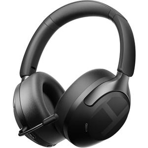 HAYLOU S40 Noise Cancelling Headphones Over Ear, 50dB Hybrid ANC with Multiple Modes, LDAC Hi-Res Wireless Audio, 90H Playtime, Custom EQ via App, Bluetooth 6.0 Multipoint Connect, 5 HD Mics Call (Black)