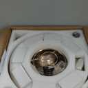 42 Inch Fandelier Ceiling Fan with Light, Chandelier Fan Retractable Ceiling Fan for Bedroom, Living Room, LED Dimmable, 3 Color, 6 Wind Speed-Gold