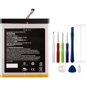 New Rechargeable Battery 58-000377(A0465) Compatible with HD 10 (11th Gen2021) T76N2B & 10 Plus T76N2P with Tools