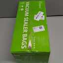 Vacuum Sealer Bags, 40 Reusable Vacuum Sealer Bags for Food Storage, BPA-Free, Meal Prep and Sous Vide Cooking,Works for Handheld Sealer and Vac Sealer Machine with External Vacuum Systems (20 M (10"x11") + 20 L (12"x13"))