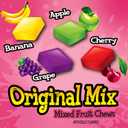 Now and Later Original Mix, Individually Wrapped Mixed Fruit Chew Candy, 60 Ounce Jar (EXP 12/31/26)