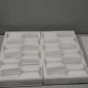 Champagne Glasses Set of 12, Elegant Champagne Flutes, Modern Sparkling Wine Glasses for Home Bar, Wedding, Anniversary, 7.5 oz, Clear