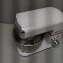 Kitchen in the box Stand Mixer, 3.2Qt Mini Electric Food Mixer, 6 Speeds Portable Lightweight Kitchen Mixer for Daily Use with Egg Whisk, Dough Hook, Flat Beater (White)