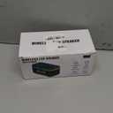 Wireless Charging Alarm Clock Radio for Bedrooms  15W Fast Wireless Charger Station for iPhone Samsung, Bluetooth Stereo Speaker with FM Radio, Dimmable Display, USB Port, Sleep Timer, Black