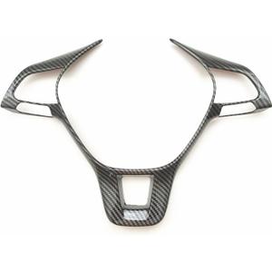 Sport Style Carbon Fiber Print Steering Wheel Cover Trim for VW Volkswagen Atlas Tiguan Golf Jetta Passat
