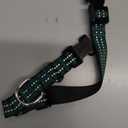 Hikiko Martingale Dog Collars Reflective Nylon Dog Collar with Quick Release Buckle Adjustable Training No Slip Dog Collar (Small, Dark Green)