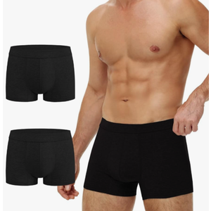 Battewa Cotton Incontinence Underwear for Men Light Protective Boxer Brief Leak Proof Underwear for Bladder Leakage 50ml XL