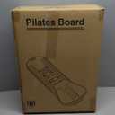 Pilates Board,Multifunctional Rebound Abdominal Board,Foldable Pilates Reformer Set, Ab Core Trainer Machine,Ab Exercise Board,Abs Workout Equipment for Women Home Gym Equipment, (Purple)