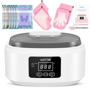 Paraffin Wax Machine for Hand and Feet，Touchscreen Paraffin Wax Warmer with 1.98lb Wax Moisturizing Paraffin Spa Wax Bath Kit, Large Capacity at Home for Smooth and Soft Skin