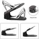 Shoe Slots Organizer,Elephant Shoe Rack Stable and Thick Shoe Stacker with 3 Adjustable Level for Sneakers Display 
