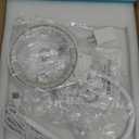 30X 10X Large Floor Magnifying Glass with Light and Stand,72 LED Flexible Gooseneck Floor Magnifying Lamp,2 in 1 Lighted Magnifiers for Close Work, Sewing,Crafts,HobbiesWhite