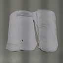 Hylaea Athletic Running Socks Cushion Padded Moisture Wicking Low Cut, Size: Large
 (White)